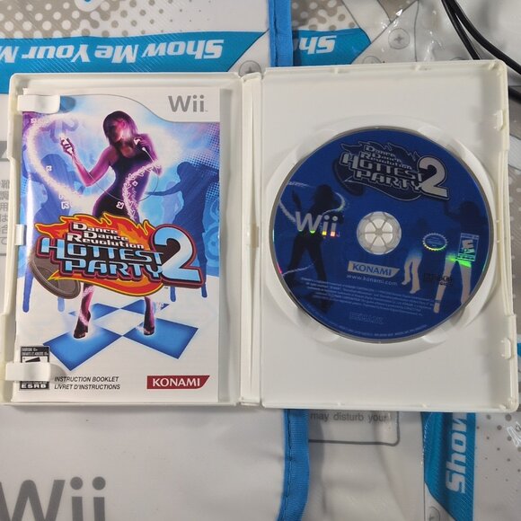 2 Dance Dance Revolution Pad RU054 Hottest Party 2 Nintendo Wii Konami TESTED - Picture 3 of 15